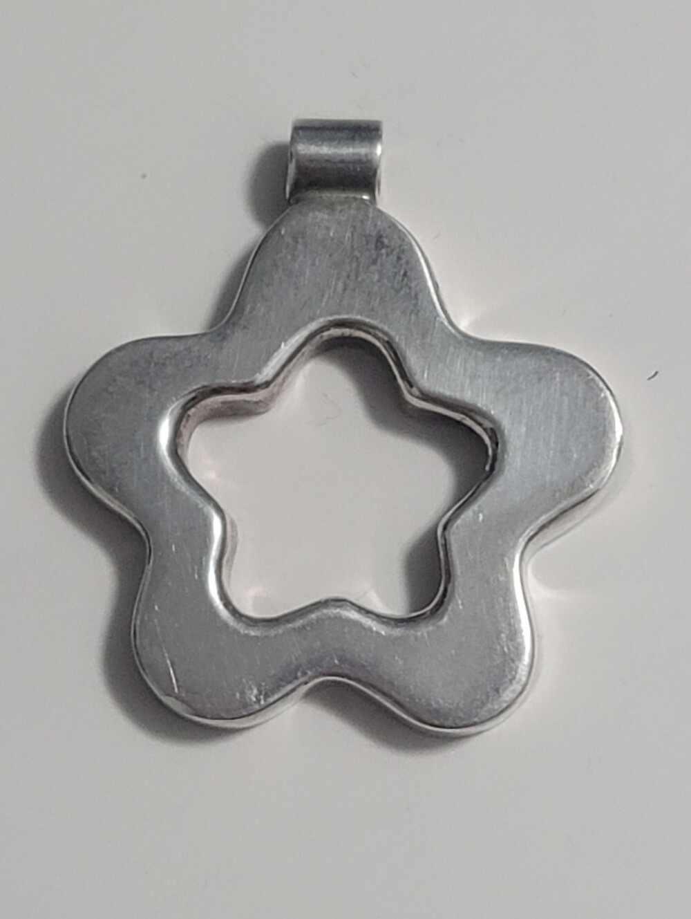 Sterling Silver 925 Mosaic Star Gemstone Pendant - Picture 2 of 6